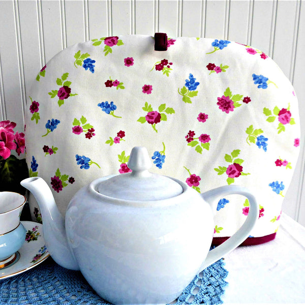 Blue Padded Teacups Potholders Pair of Hand Made Support Animal