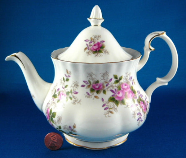 Royal Albert Fonteyn Teapot - Bone China English Tea Pot outlet