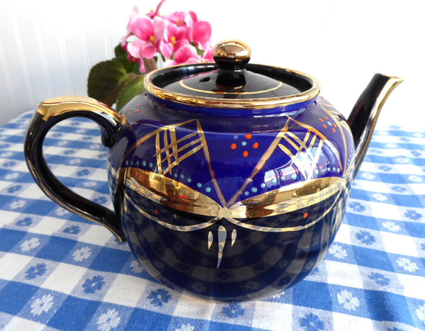 Cobalt Blue Betty Teapot