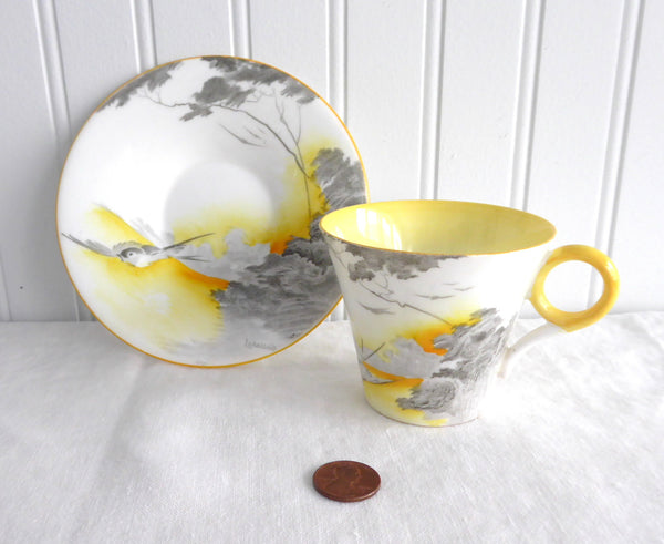 Shelley English Lakes Cup and Saucer England Landscape Richmond 1950s –  Antiques And Teacups