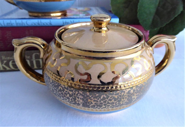 Vi tage Gibson outlet Ssaffordshireatea pot, creamer3andtsugar bowl. Made ib England