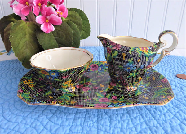 Royal Winton Grimwades Pelham Chintz Countess hotsell Creamer Open Sugar Underplate Set