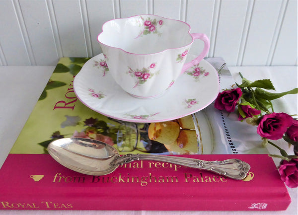 Vintage Shelley Bridal Rose 13545 Tea Cup & Saucer Set, deals England