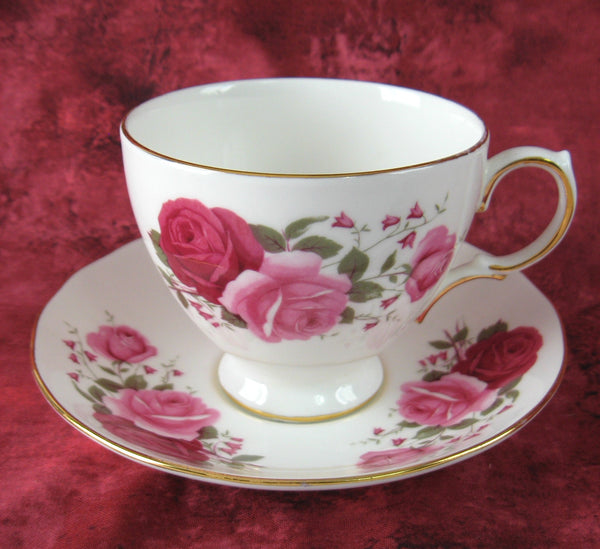 Rare Queen Anne PINK ROSE CUP & SAUCER buying