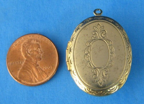Locket Button Cover Gold Filled Novelty Opens Covers Button 1960s Butt –  Antiques And Teacups