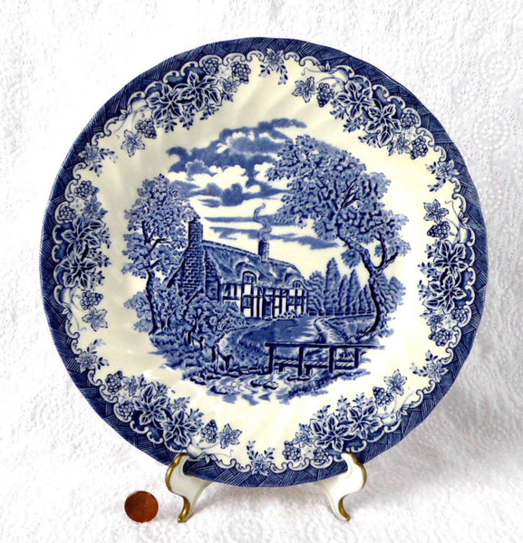 English Transferware Plate, Dicken's Series English Ironstone Dinner Plate, Vintage English outlets Transferware, Vintage English Dinnerware Plates