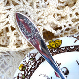 Jelly Set Edwardian Rockford Silver Jelly Spoon Meakin Medway Bowl 1909