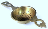 Tea Strainer Pierced Heart Handle Vintage 1920-1930s England EPNS