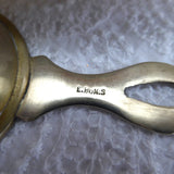 Tea Strainer Pierced Heart Handle Vintage 1920-1930s England EPNS