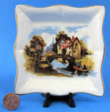 Teabag Caddy Jolly Boatman Pub Oxford Dish Bowl Sandland 1950s Plate