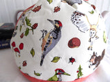 Woodland Tea Cozy Padded Muff Style Cosy Ulster Large Flora Fauna Madeleine Floyd