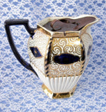 Imari Gaudy English Pitcher Staffordshire Jug Victorian Gaudy Welsh 1870-1890s