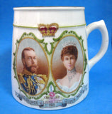 Royal Winton Mug King George V And Mary Coronation 1911 Tankard Ironstone