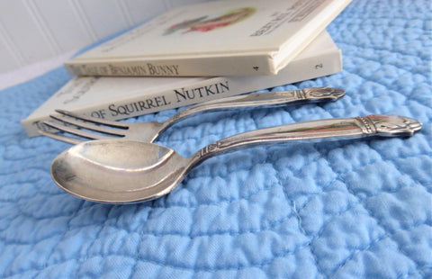 Silver Bunny Baby Spoon