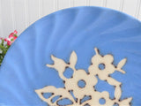 Harker Cameo Ware Plate Blue And White 1940s Bread And Butter