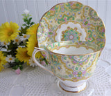 Paisley Shawl Royal Albert Floral Chintz Cup And Saucer 1940s Romantic