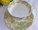 Paisley Shawl Royal Albert Floral Chintz Cup And Saucer 1940s Romantic