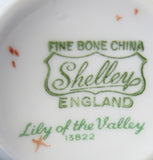 Shelley China Dainty Lily Of The Valley Cup And Saucer 1960s Afternoon Tea