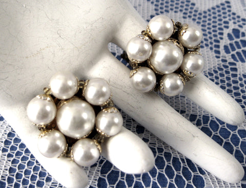 Elegant Faux Pearl Stud Earrings by fatishaboutique - Hanging drops ear -  Afrikrea