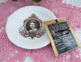 Royal Grafton Dish Queen Elizabeth II Silver Jubilee 1977 Souvenir Plate Teabag Caddy