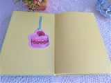 Laduree Paris Hardback Blank Journal 1990s Signature Green Gold Diary