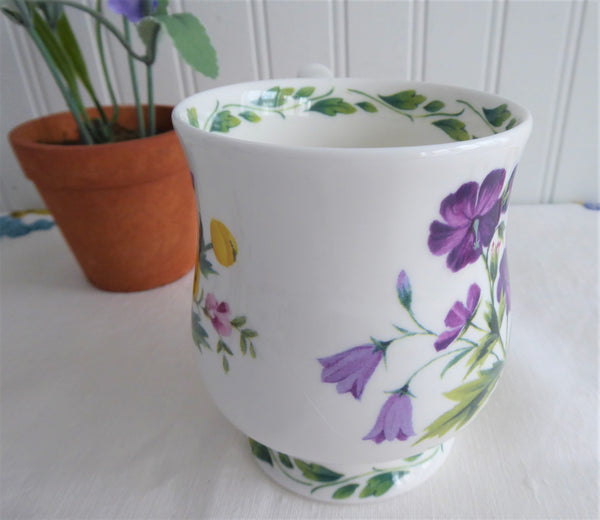 Mug The Garden Rhs Queens Purple Yellow Lavender Flowers English Bone Antiques And Teacups 1702