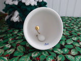 Lladro Christmas Bell 1991 Nativity Snow Scene Lavender Christmas Star Annual Bell In Box